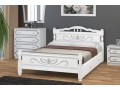Кровать Карина-5 1,4 белый жемчуг с ящиками 